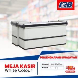Meja Kasir Minimarket  White Colour