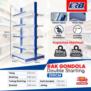 Rak Gondola Double Starting UK. 200CM