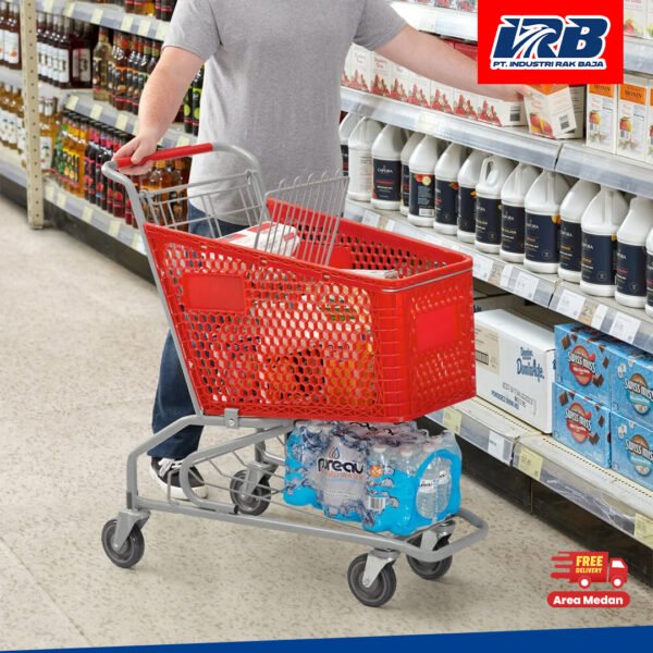 Trolley Swalayan Red Series 100L (910X490X980mm) - Image 3