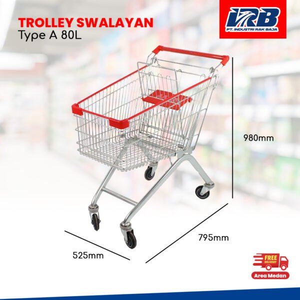 Trolley Swalayan Tipe A 80L
