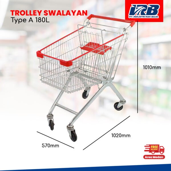 Trolley Swalayan Tipe A 180L